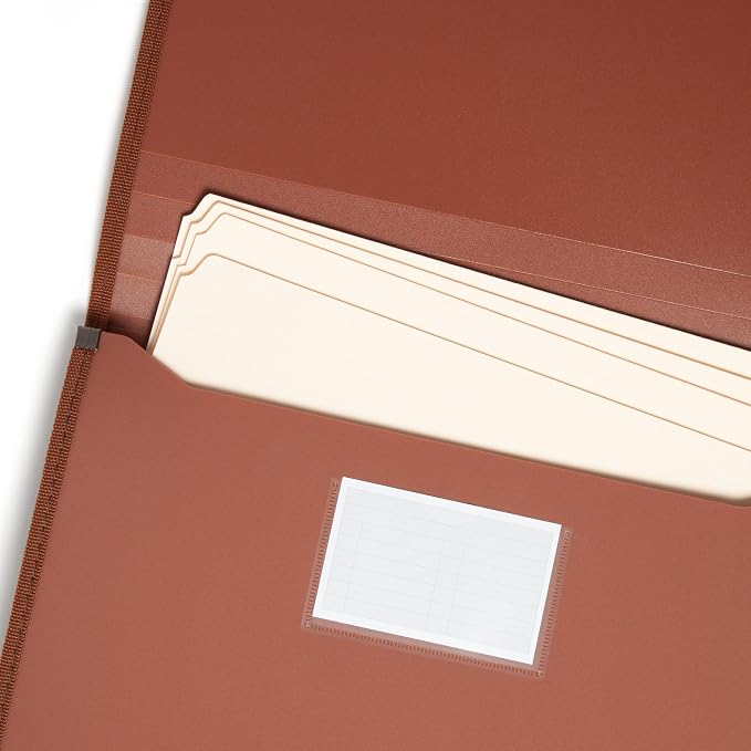 Smead Tuff Premium Poly Wallet, Accordion File Organizer - Image 6