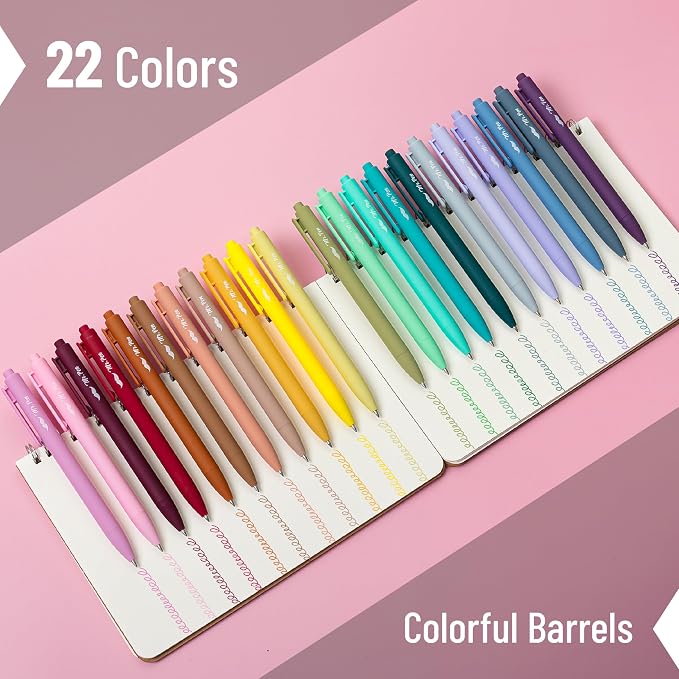 Mr. Pen- Retractable Gel Pens, 22 Pack, Vintage Ink, Fine Point 0.7mm | Fast Dry - Image 2