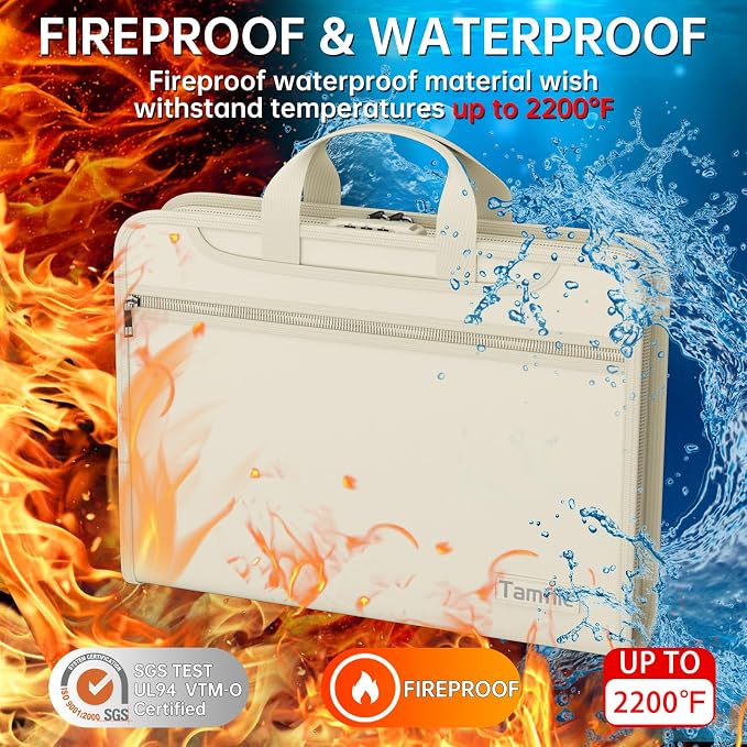 Fireproof Accordion File Organizer - Image 2