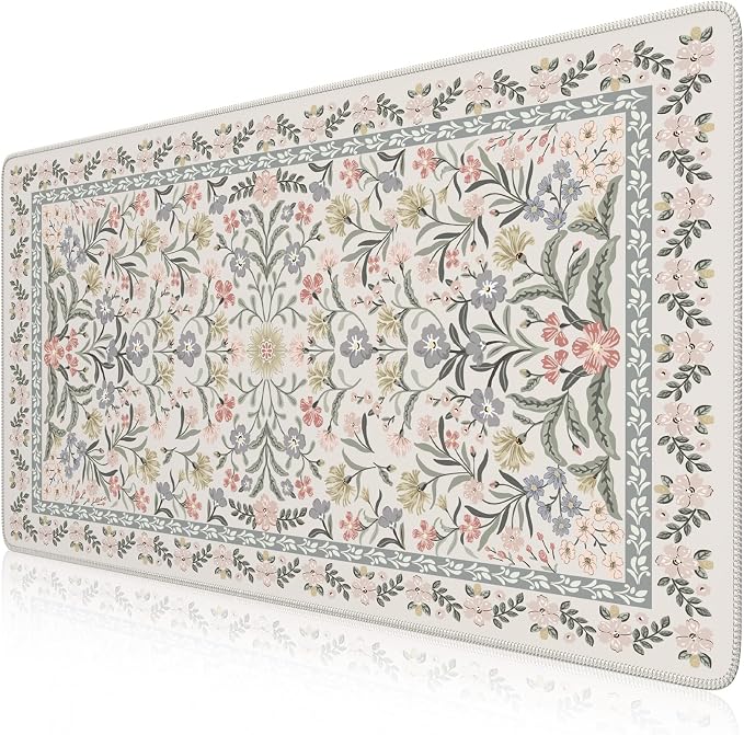 iCasso Desk Matt for Desktop, Cute Desk Pad Mat, XXL Large Mouse Pad, Anti-Slip by iCasso