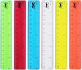Mr. Pen- Plastic Rulers, 6 Inch, 6 Pack, Durable Small Transplant Rulers by MrPen