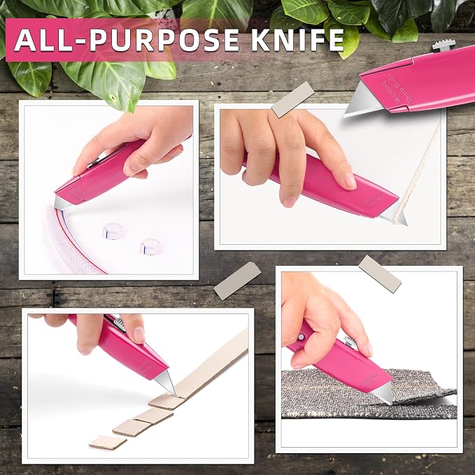 DIYSELF 30 Pack Box Cutter Heavy Duty Aluminium Shell Utility Knife | SK5 Steel - Image 5