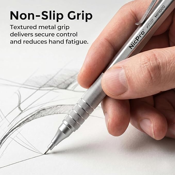 Nicpro 0.7 Metal Mechanical Pencil Set - Image 4