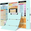 Nursing Clipboard Foldable Clipboard Medical: Edition Cheat Sheets Aluminum 3 by Trustnice
