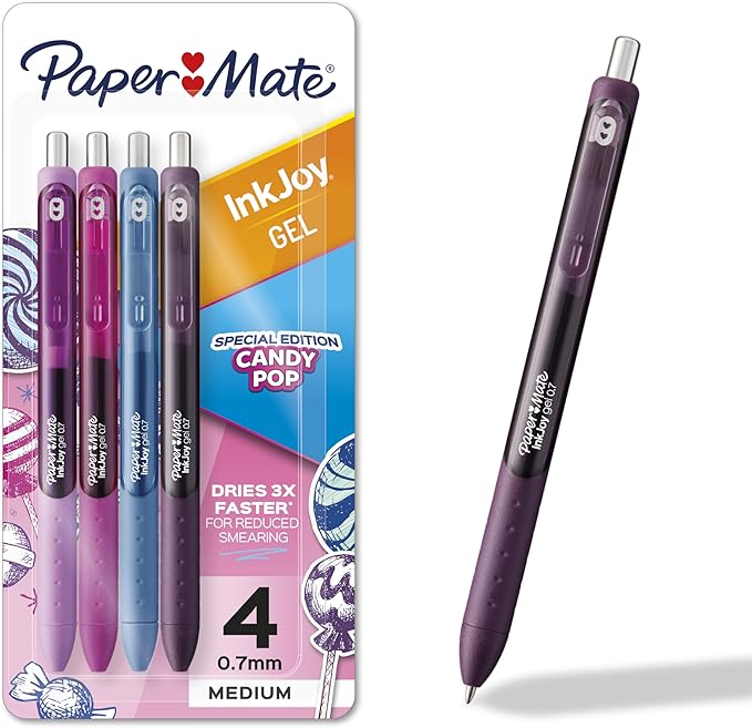 Paper Mate InkJoy Gel Pens, Candy Pop Special Edition, Medium Point, Retractable by Unknown