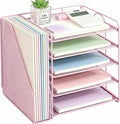 OPNICE Desk Organizer, 5-Tier Paper Organizer Letter Tray by OPNICE