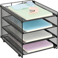 OPNICE 4-Tier Paper Organizer Letter Tray, Desk Organizers and Accessories by OPNICE