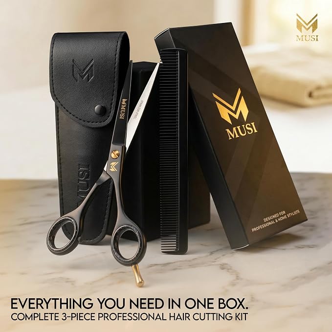 Barber Hair Cutting Scissors 6.5" – 420 Japanese Standard Stainless Steel Hair - Image 9