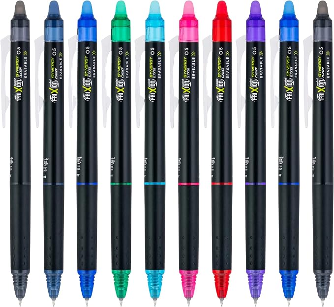 PILOT FriXion Synergy Clicker Erasable, Refillable & Retractable Gel Ink Pens - Image 2