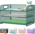 Samstar 3 Tier Green Letter Tray Paper Organizer by Samstar