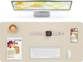 AFIING Leather Desk Pad Protector, Mouse Pad, Office Desk Mat, Non-Slip PU by AFIING