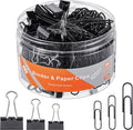 NEEWAY 300pcs Paper and Binder Clips Assorted Sizes by NEEWAY