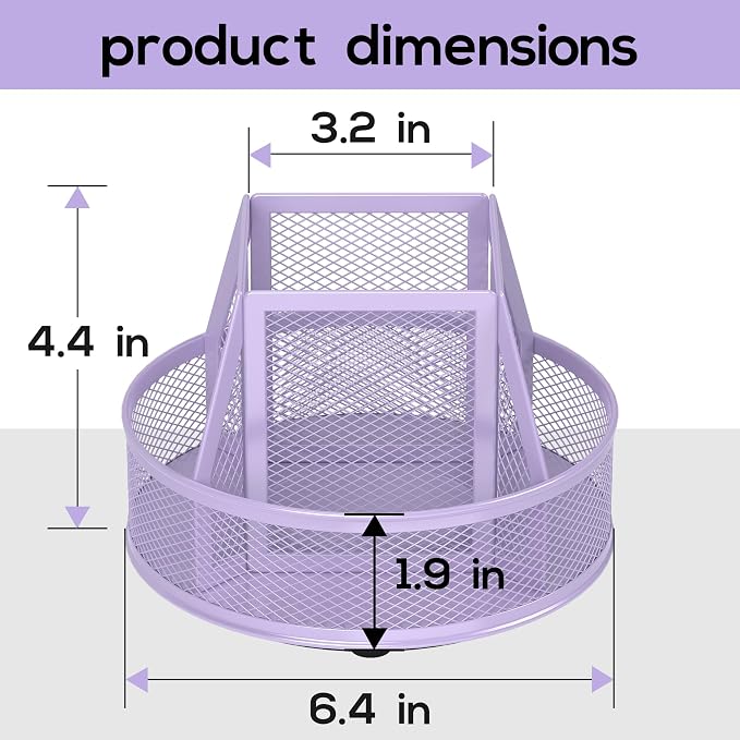 YINGHUA Metal Mesh Desk Organizer - Image 2
