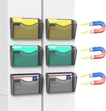 samstar 6 Pack Magnetic File Holder, Mesh Wall File Organizer File Pocket Mail by Samstar
