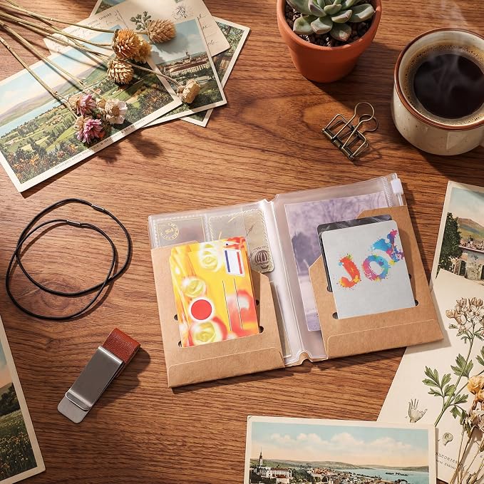Travelers Journal Notebook Accessories Kit Include Travel Kraft File Folder - Image 4
