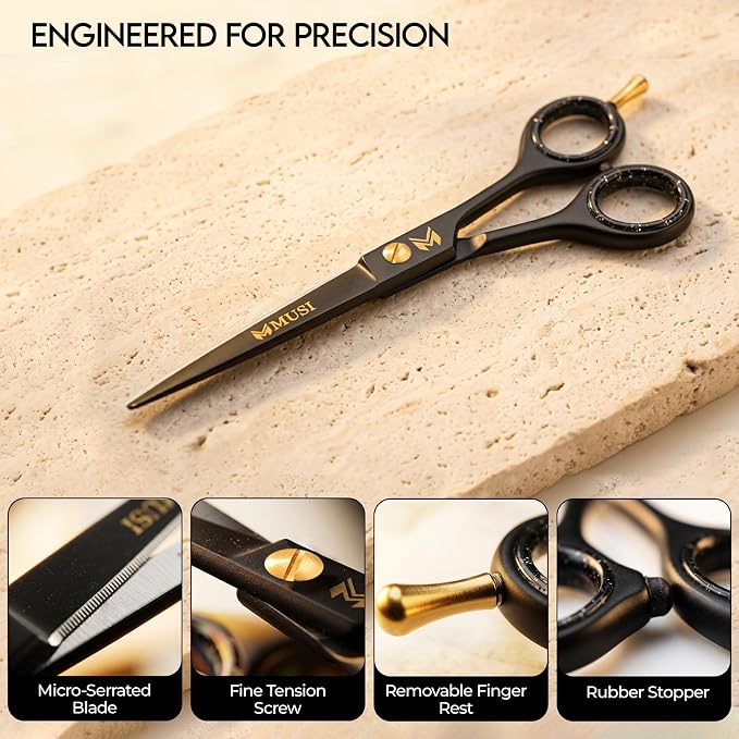 Barber Hair Cutting Scissors 6.5" – 420 Japanese Standard Stainless Steel Hair - Image 3