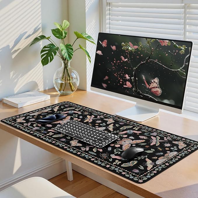 iCasso Black Large Mouse Pad, Desk Matt - Image 7