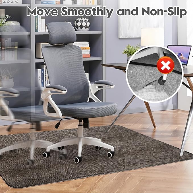 Sycoodeal Office Chair Mat for Hardwood & Tile Floor, Computer Gaming Chair Mat - Image 5