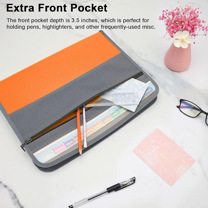 NAFY Expanding File Folders, A4 Letter Size Portable Accordion Expanding File - Image 4