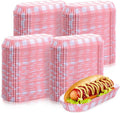 Yinkin 300 Pcs Paper Hot Dog Trays Valentine's Day 6 Inch Food Trays Concession by Yinkin