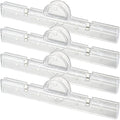 Large Magnetic Binder Clips, Extra Strong 7.9" Paper Clamps, Transparent | by ZonaLQ