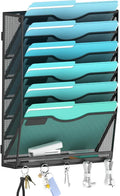 Gawerk 7-Tier Wall File Organizer Hanging Wall File Holder Wall Mount Paper by Gawerk