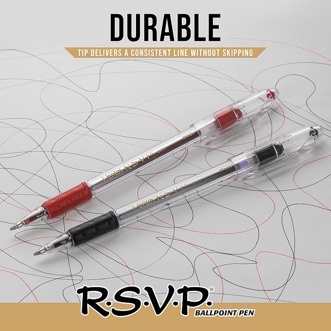Pentel RSVP Ballpoint Pen, Fine Line - Image 4