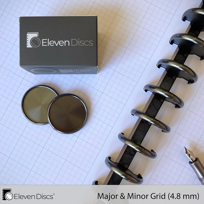 Eleven Discs Discbound Paper, Letter Size Engineering Grid Sheets - Image 3