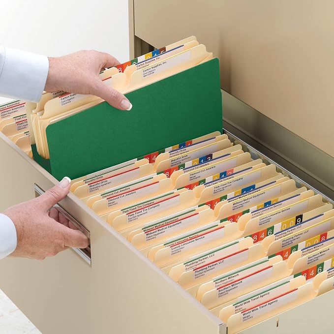 Smead File Pocket, Straight-Cut Tab, 5-1/4" Expansion, Letter Size, 10 per Box - Image 2