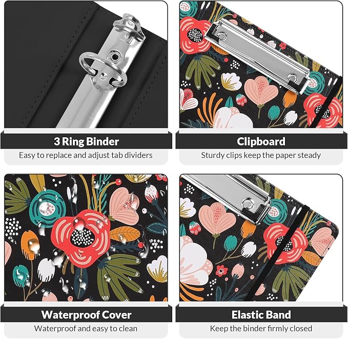 SKYDUE 1 Inch 3-Ring Binder - Image 7