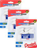 Pentel HI-Polymer Eraser Combo Pack, 6 Caps, 1 Large by PentelofAmerica