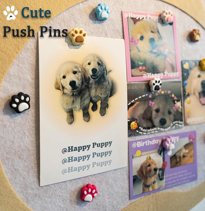 30Pcs Push Pins for Bulletin Board, Cute Push pins, Decorative Thumb Tacks - Image 3