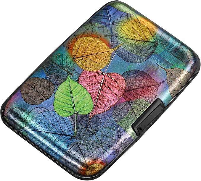 ELFISH Mini RFID Aluminum Wallet Credit Cards Holder Business Card Case Metal by ELFISH