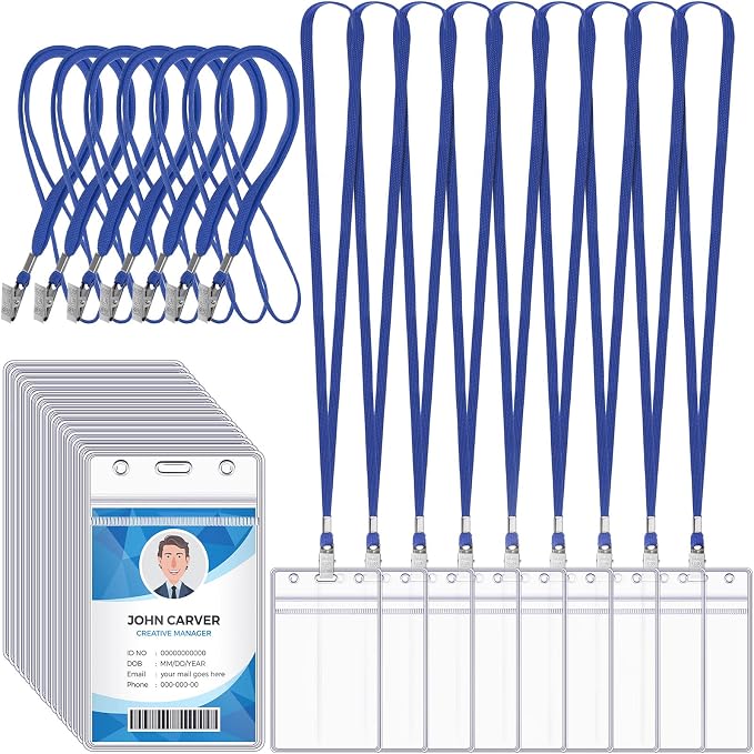 Marspark 200 Pcs ID Badge Holder by Marspark