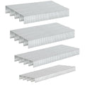 HW HAMWOO 20 Guage 304 Stainless Steel T/50 Staples, 4 Sizes Assorted Size by HWHAMWOO