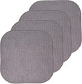 Sweet Home Collection Chair Cushion Memory Foam Pads Honeycomb Pattern Slip Non by SweetHomeCollection