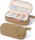 SUNEE Cute Pencil Case, Large Pencil Pouch, Soft Corduroy Fabric Big Pencil Bag by SUNEE