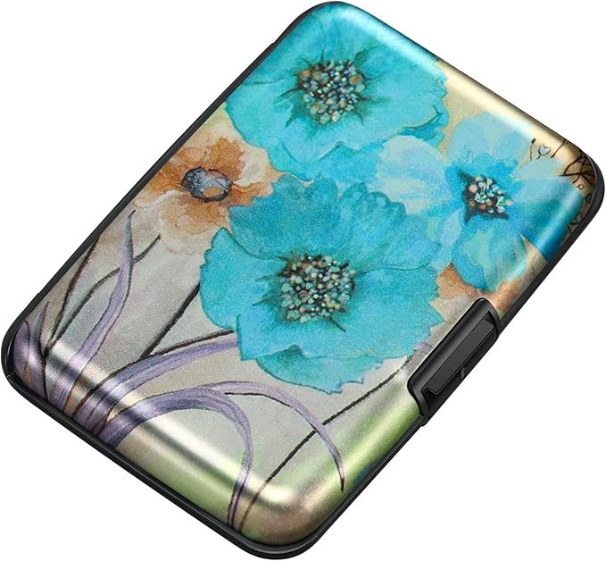 ELFISH Mini RFID Aluminum Wallet Credit Cards Holder Business Card Case Metal by ELFISH
