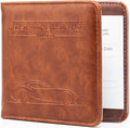 CANOPUS Car Registration and Insurance Holder, Magnetic Closure, Embossed Card by CANOPUS