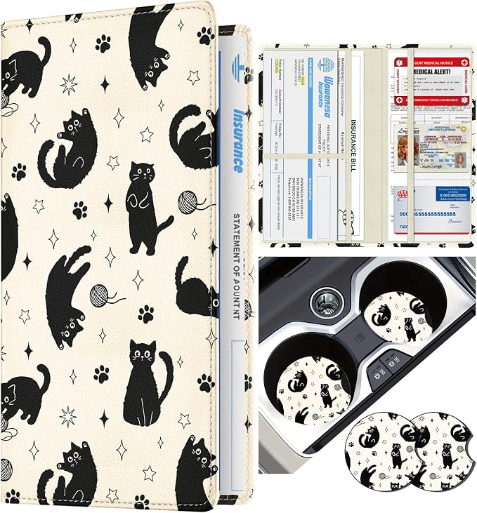 Slohif Car Registration and Insurance Holder by Slohif