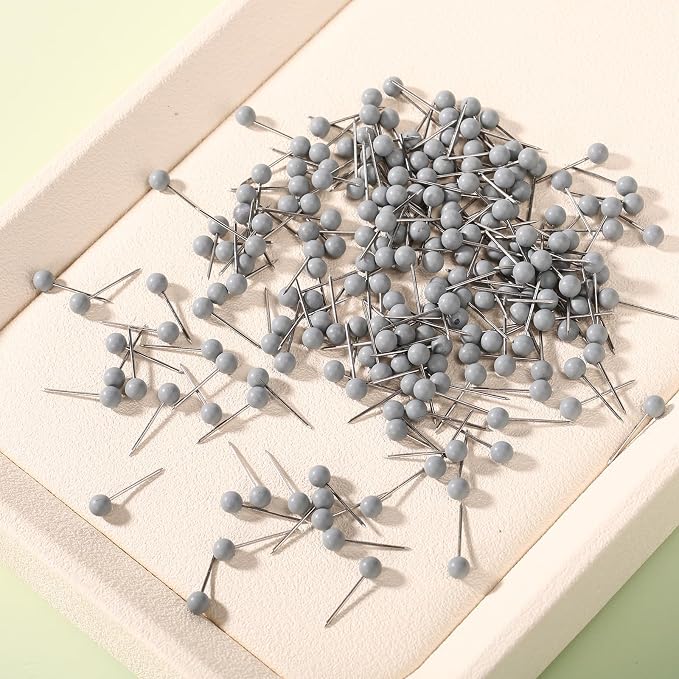 XIHIRCD 200pcs Push Pins, Map Tacks Round Head Map Push Pins Small Thumb Tacks - Image 4
