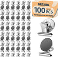 Grtard 100 Pack Magnetic Clips Heavy Duty, Magnet Clips by Grtard