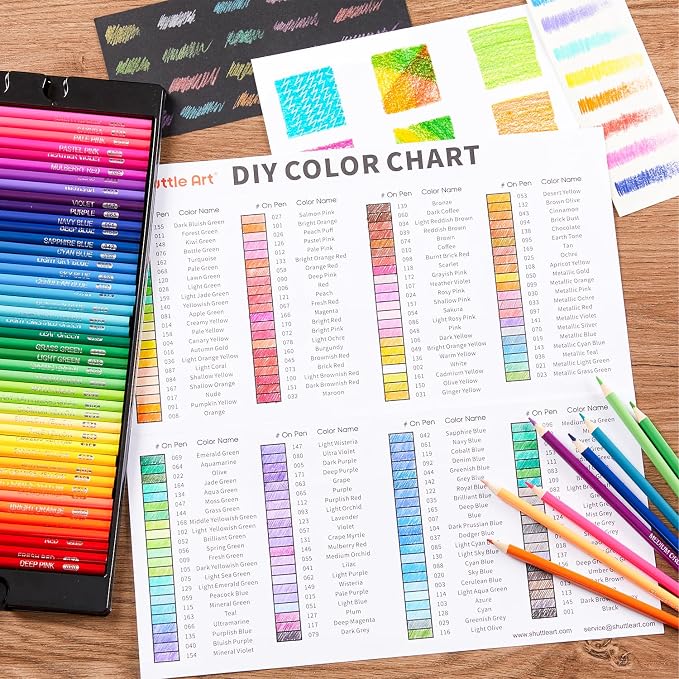 Shuttle Art 172 Colored Pencils - Image 6