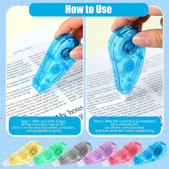 BESARME 12 Pack Correction Tape - Image 4
