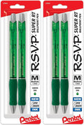 Pentel RSVP Super RT Ballpoint Pen, Medium Line by PentelofAmerica
