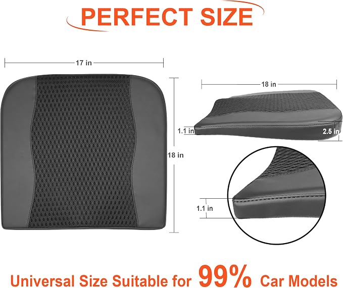 Lofty Aim Car Seat Cushion, Comfort Memory Foam Car Cushions - Image 7