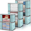 Budding Joy 90L Large Storage Bags, 8 Pack Clothes Storage Bins Foldable Closet by BuddingJoy-BuildaJoyfulLifeforYou