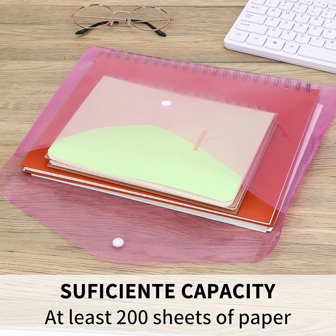 EOOUT 14pcs Plastic Envelopes, Plastic Folders - Image 3