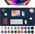 Aothia Faux Leather Desk Mat by AothiaSimpleNaturalUnique