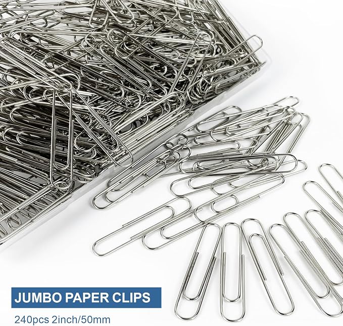 Jumbo Paper Clips, Big PaperClips - Image 2